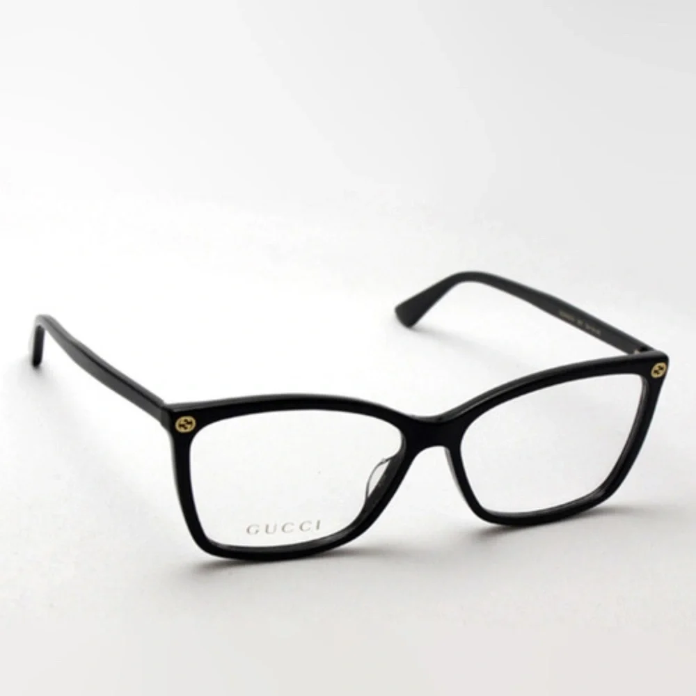 NEW GUCCI GG0025O 001 BLACK AUTHENTIC EYEGLASSES FRAME
